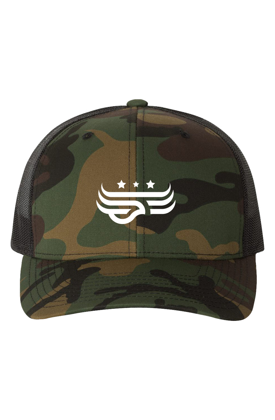 Target Eagle Logo Green Camo/ Black Trucker-Cap